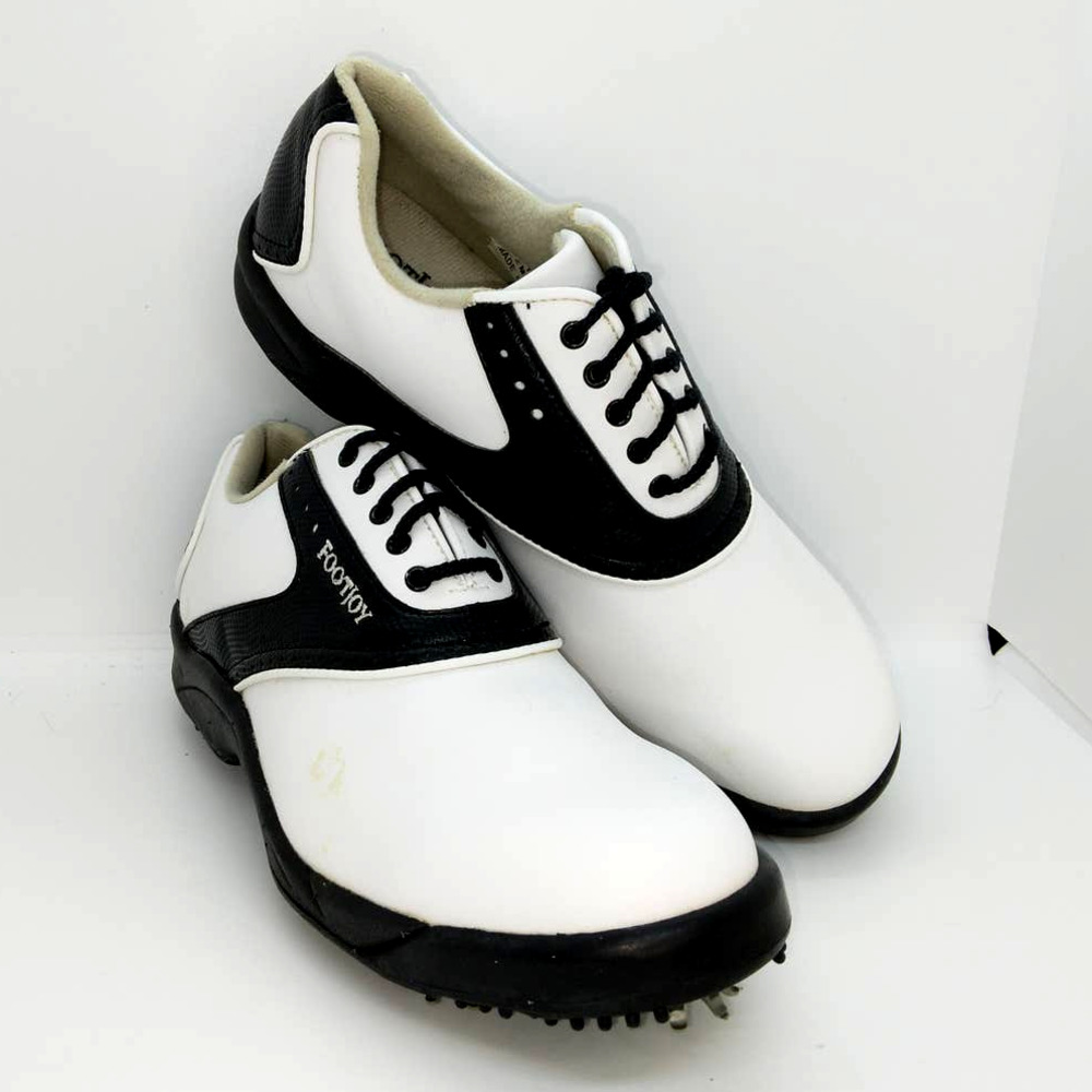 FootJoy Women's Black and White Golf Shoes